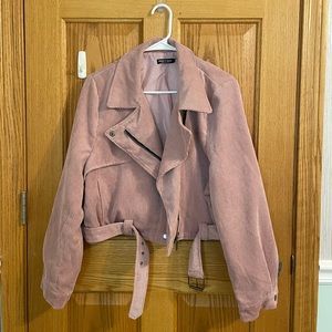 Nasty Gal Pink Corduroy Jacket